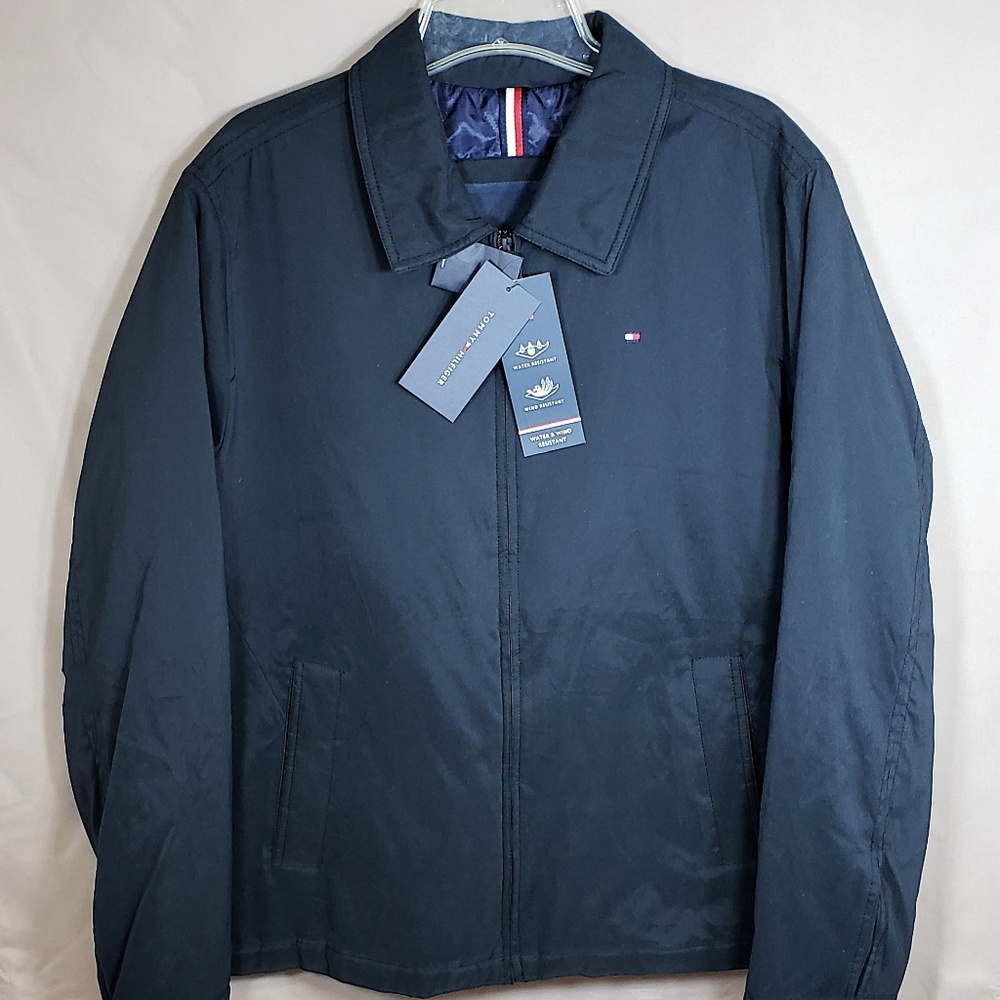 Tommy Hilfiger Men's MicroTwill Open-Bottom Jacket